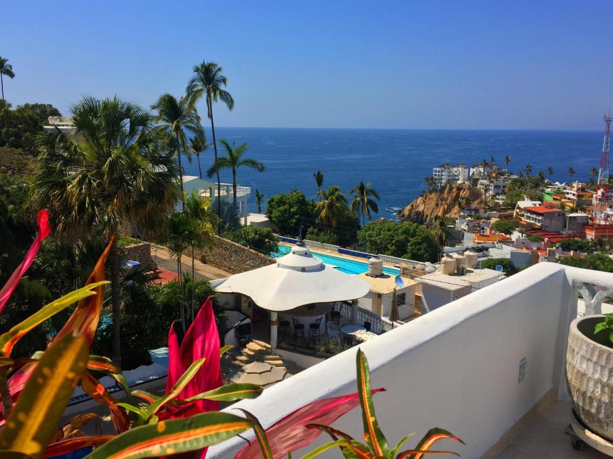 Villa Penthouse Vlm Gran Terraza 200 Metros Vista Inmejorable Piscina Gigante Acapulco Exterior foto