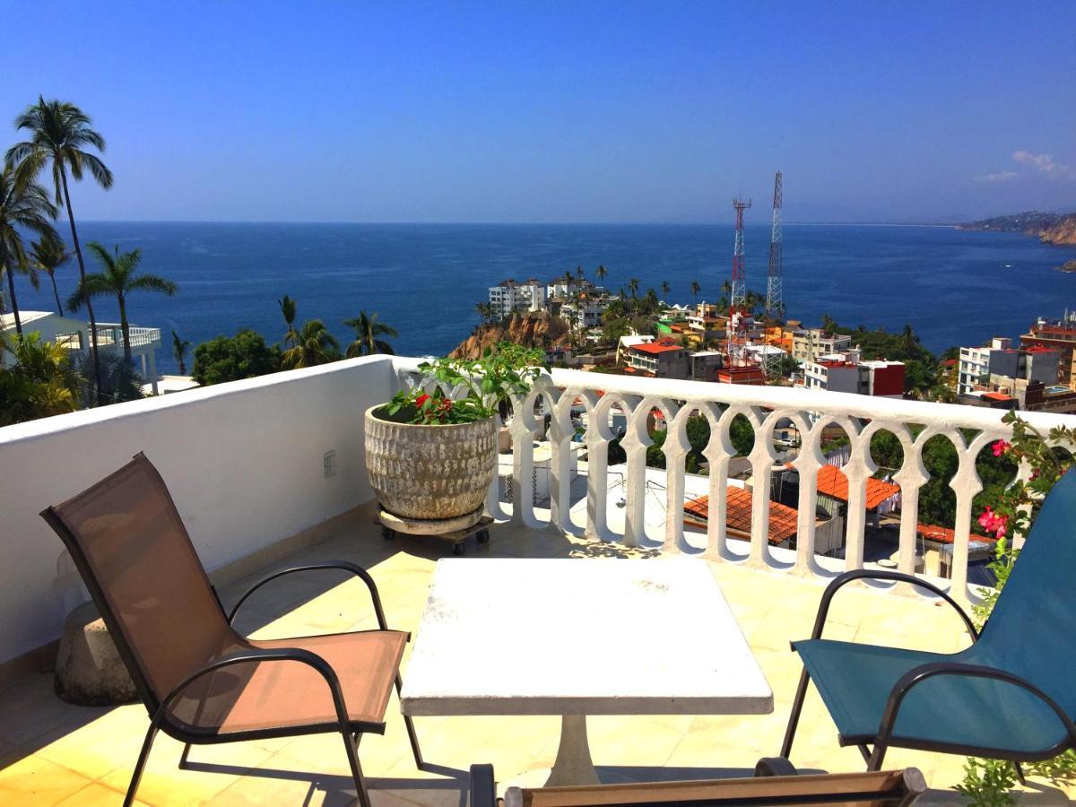 Villa Penthouse Vlm Gran Terraza 200 Metros Vista Inmejorable Piscina Gigante Acapulco Exterior foto