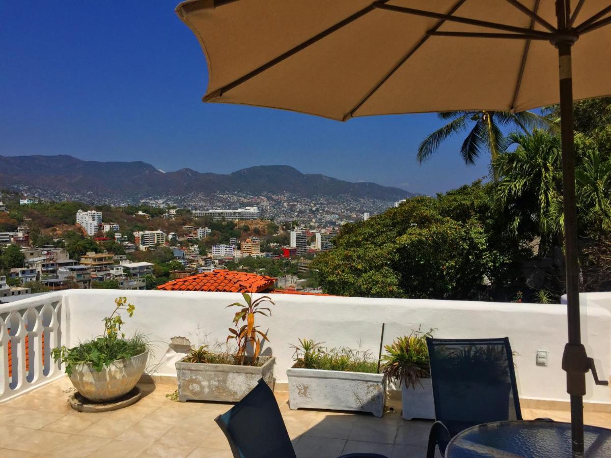 Villa Penthouse Vlm Gran Terraza 200 Metros Vista Inmejorable Piscina Gigante Acapulco Exterior foto